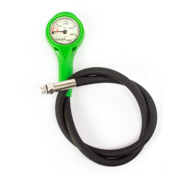 OXYGEN PRESSURE GAUGE 1.5" 5000PSI Sopras Sub USASopras Sub USA